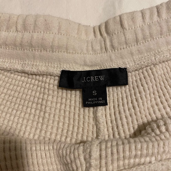 J.Crew Waffle Cream Knit Shorts - Picture 5 of 6